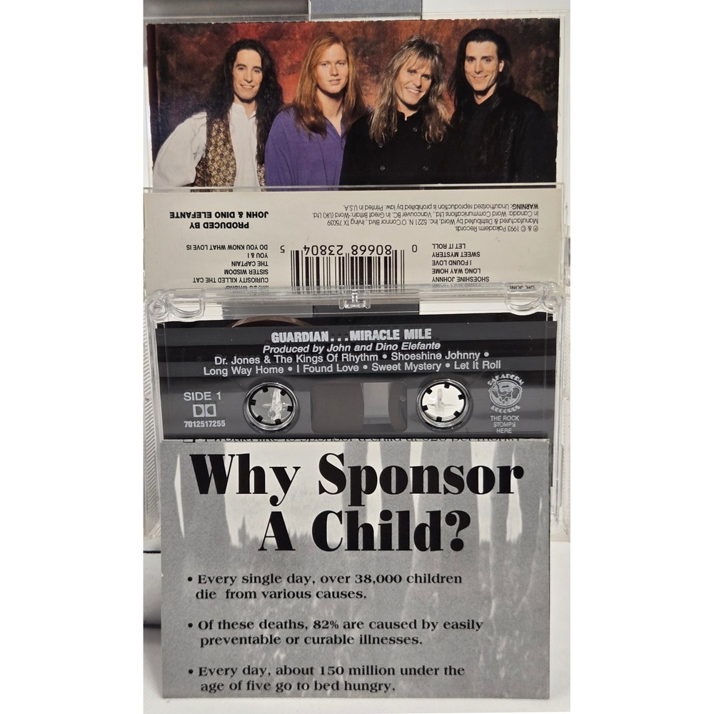Guardian Miracle Mile Cassette Tape‎ Christian Rock Album 1993 Vintage - Picture 4 of 5